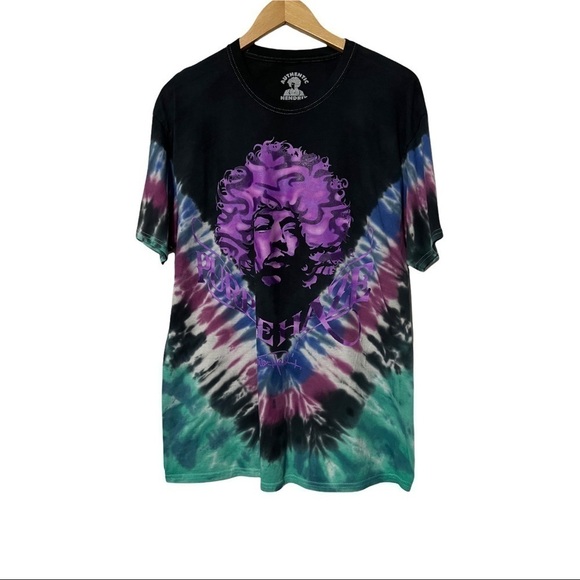 Jimi Hendrix Tie Dye Tee Size Medium NEW - Picture 1 of 5